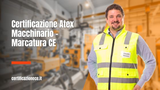 Certificazione ATEX macchinario e marcatura CE. | Certificazionece